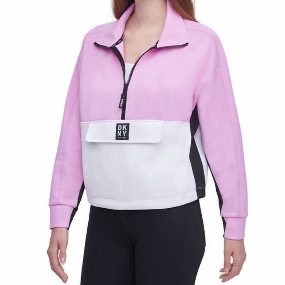 DKNY SPORTS Half-zip Pullover Sweatshirt